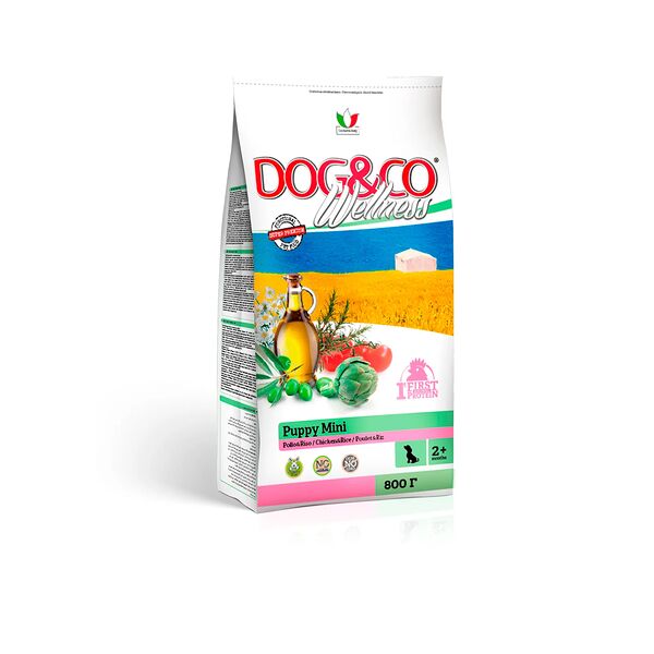 Wellness Dog&Co Puppy Mini корм для щенков малых пород Курица и рис