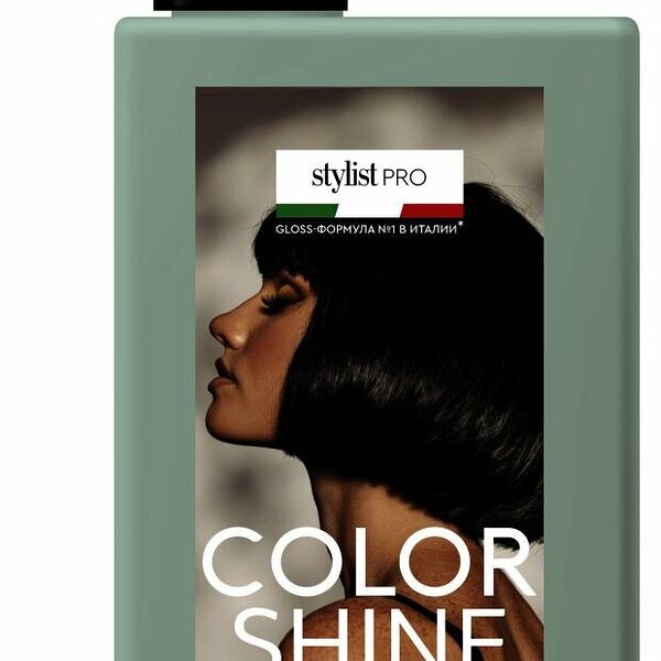Маска тонирующая для волос Color Shine Stylist Pro Роскошный черный