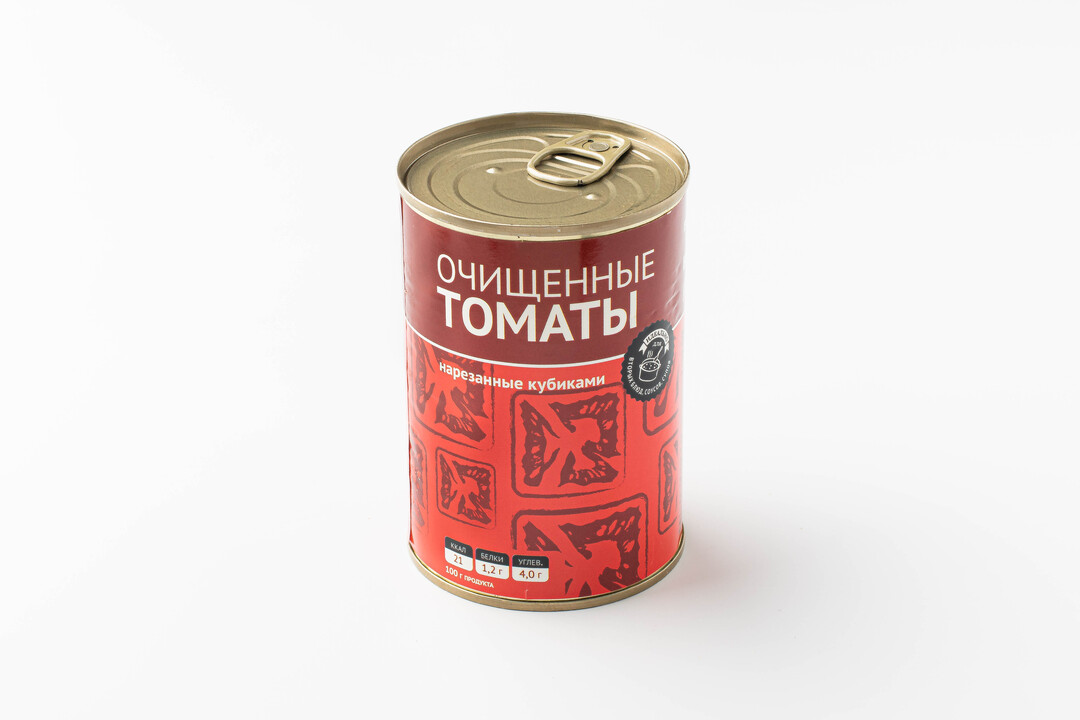 

Томаты нарезанные кубиком 400 г