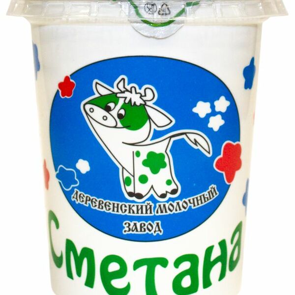 Сметана Деревенский молочный завод Сметана 10% 330 г
