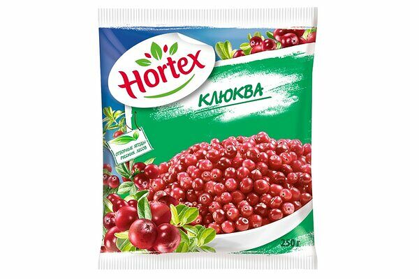 Клюква Hortex замороженная 250 г(Продукт замороженный)