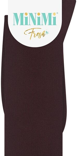 Носки женские MiNiMi Fresh 4103 высокая резинка Bordo бордовый Размер 35-38