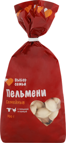 Пельмени ВЫБОР СЕМЬИ Семейные, 900г
