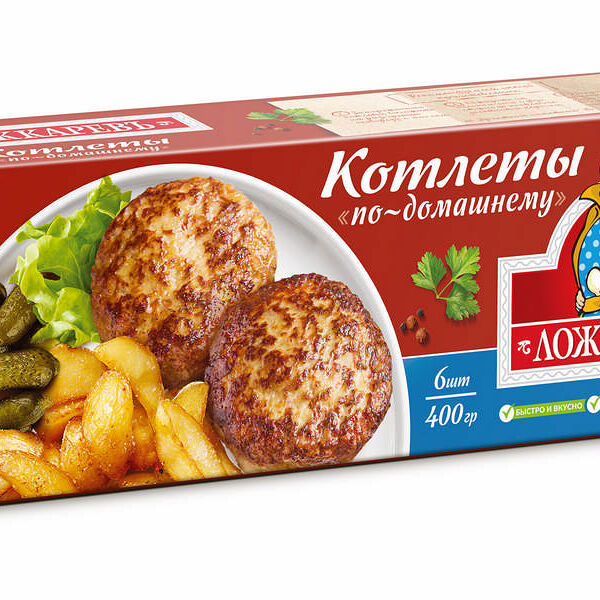 Котлеты по-домашнему Ложкаревъ 400г