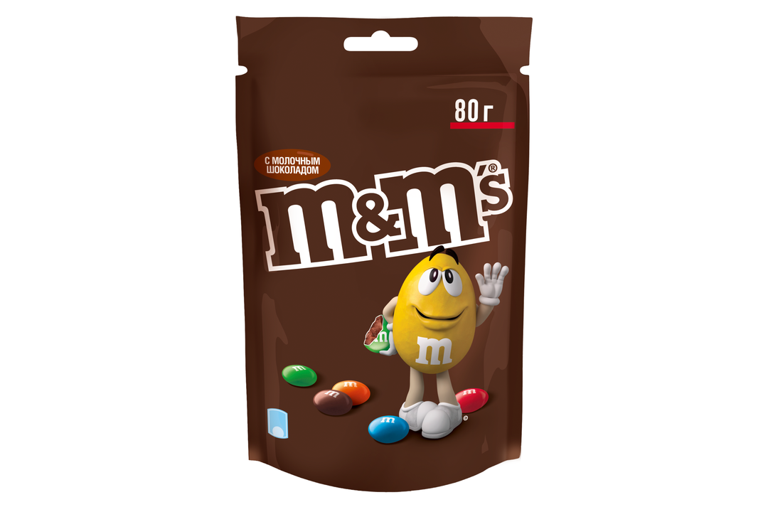 

Конфеты M&M's драже с молочным шоколадом 80 г
