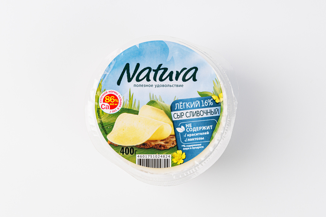 

Сыр Arla Natura Сливочный Легкий 16% 400 г