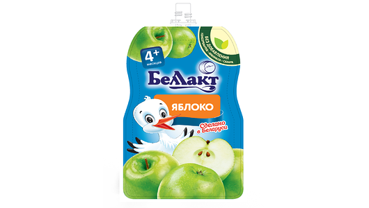 Пюре фруктовое Беллакт яблоко с 4 месяцев 