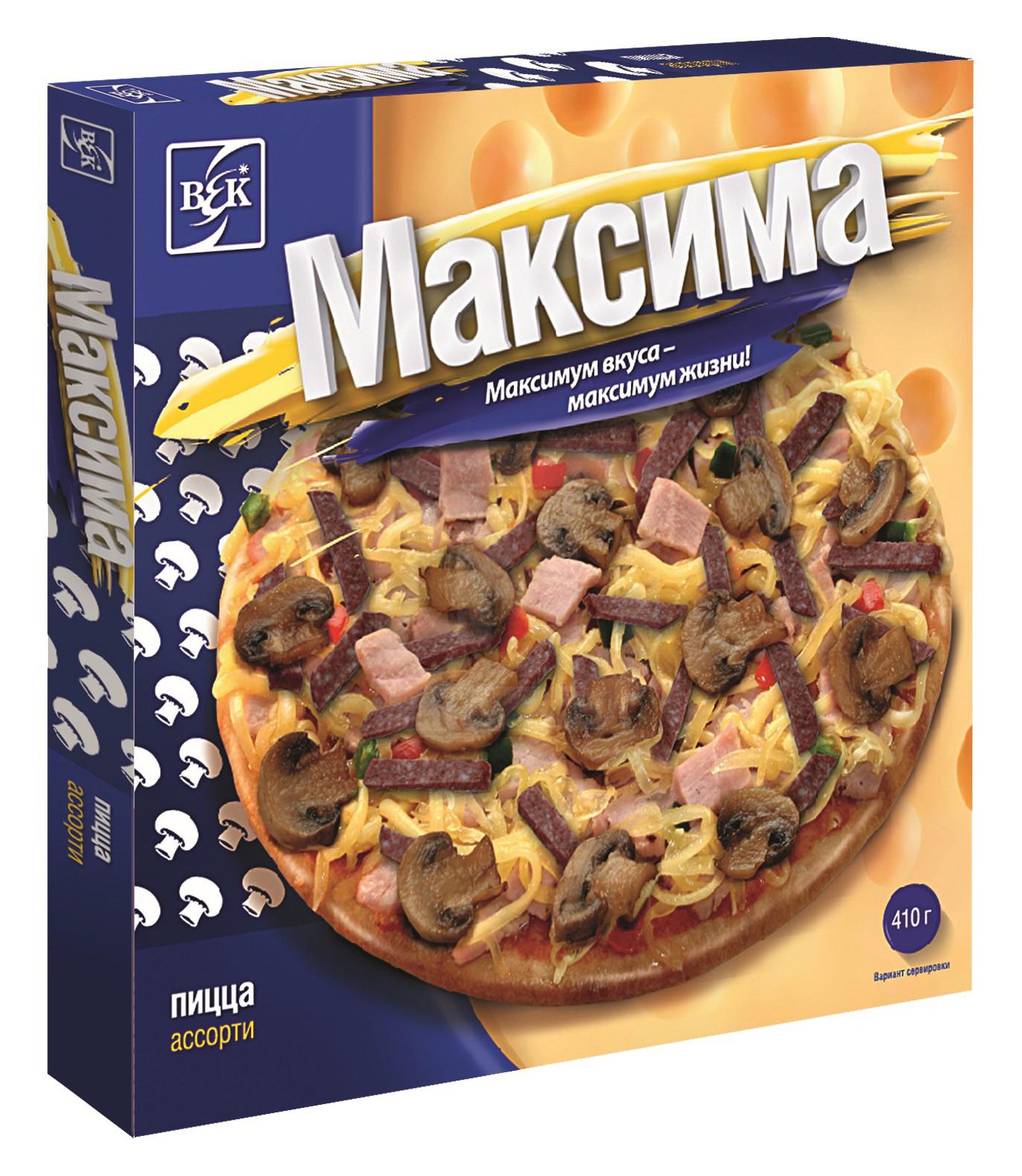 

Пицца Век Максима Ассорти замороженная 410 г