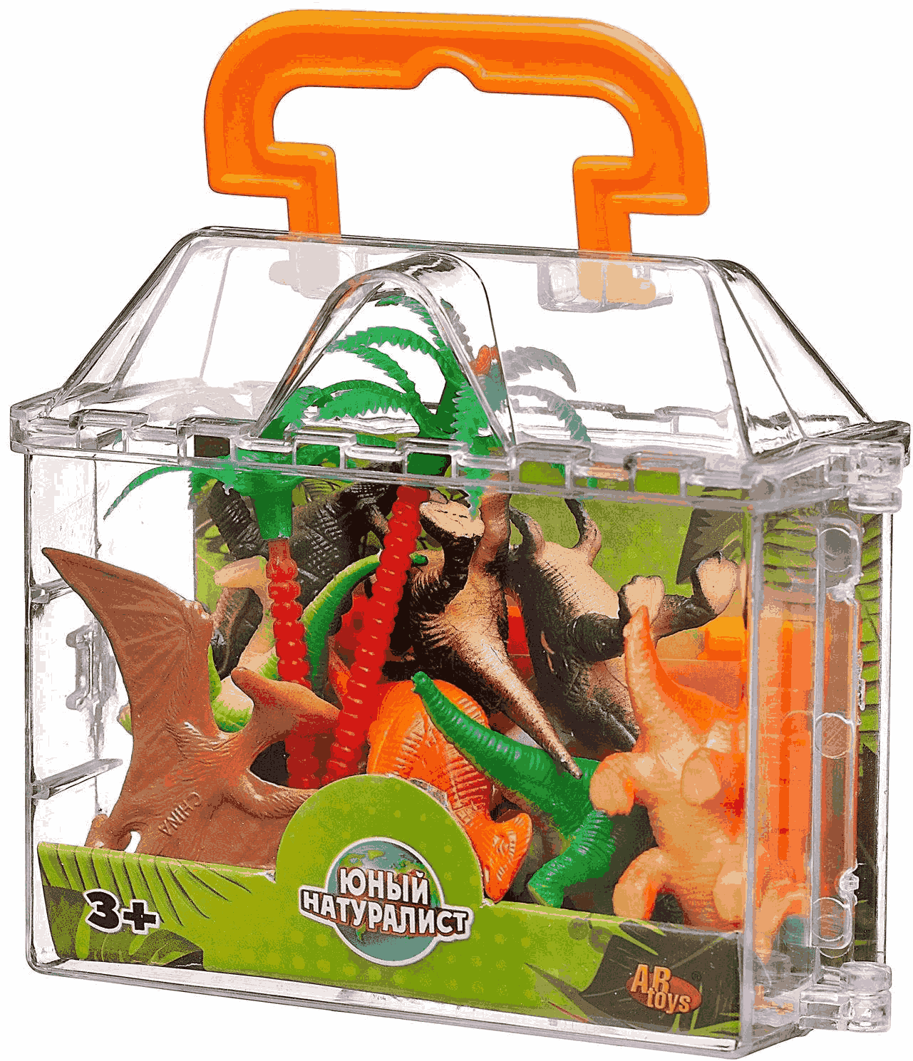 

Игровой набор ABTOYS Юный натуралист Фигурки, в чемоданчике, в ассортименте