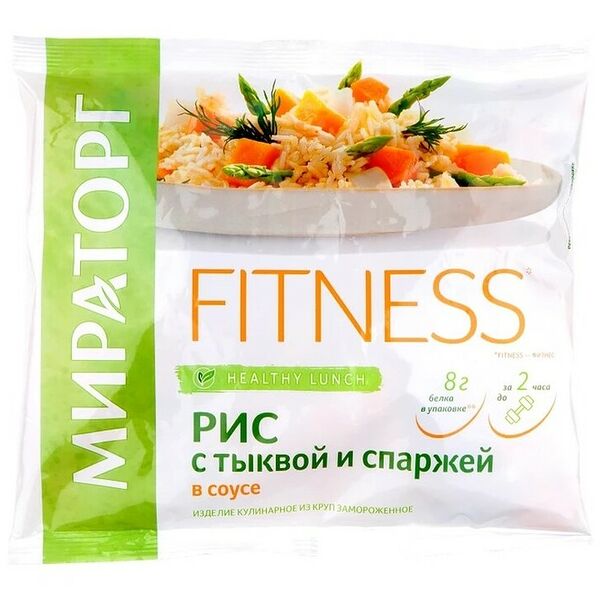 Смесь Мираторг Рис с тыквой и спаржей в соусе 400 г(Продукт замороженный)