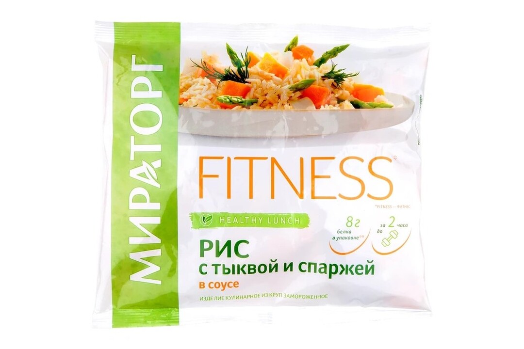 

Смесь Мираторг Рис с тыквой и спаржей в соусе 400 г, зам