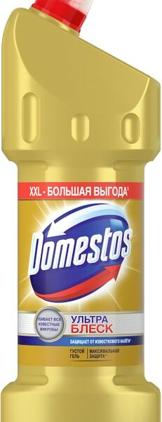 Средство чистящее Domestos Ультра Блеск для туалета и ванной Эффективное отбеливание 1.5л
