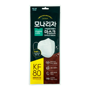 Маска защитная гигиеническая Monalisa KF 80 4-слойная