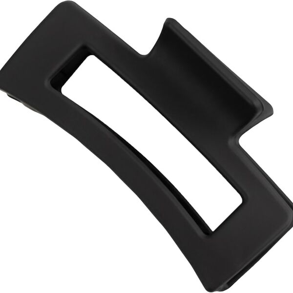 Заколка краб Kosmo shtuchki Прямоугольный большой черный