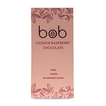 Шоколад малиновый на кешью и зеленой гречке BOB