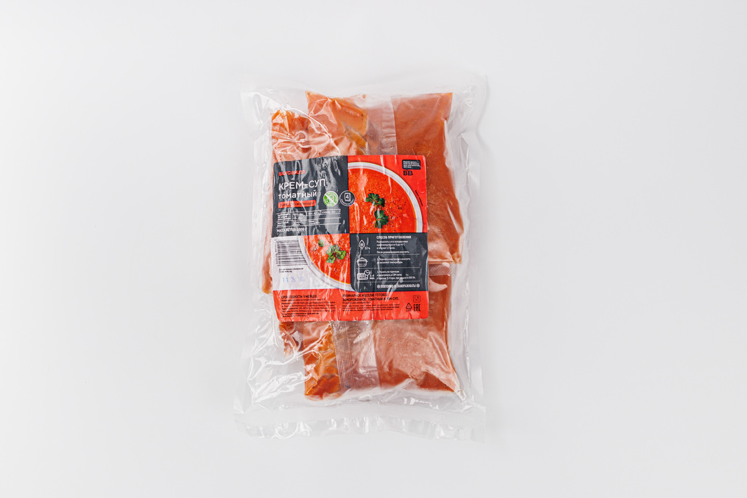 

Крем-суп ВкусВилл томатный замороженный 1 кг