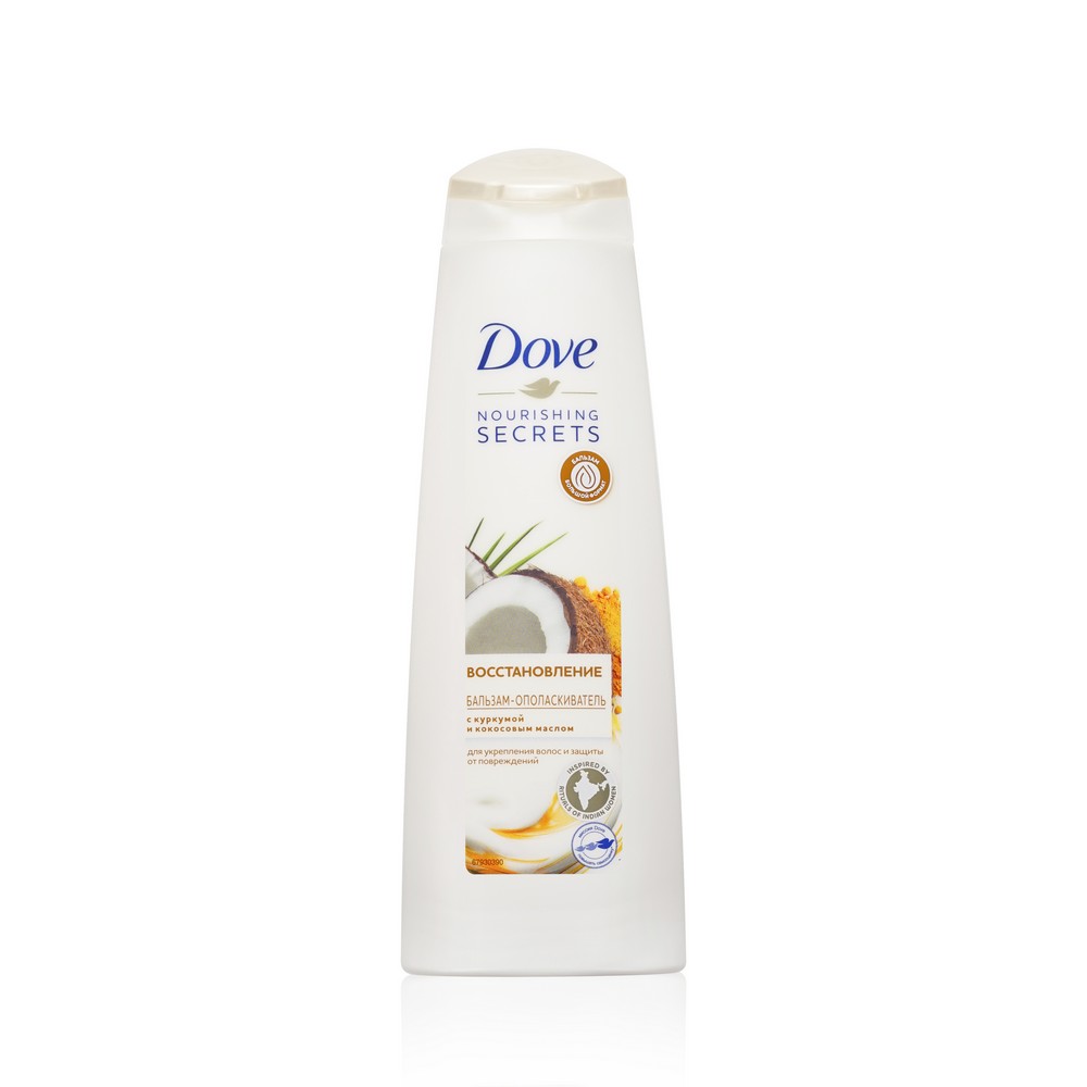 

Бальзам-ополаскиватель Dove Nourishing Secrets Восстановление с куркумой и кокосовым маслом 350 мл