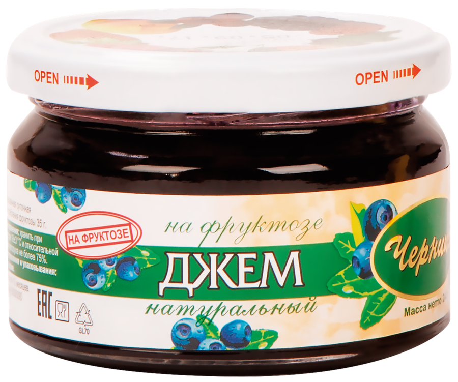 

Джем ПЕТРОДИЕТ Черника, на фруктозе