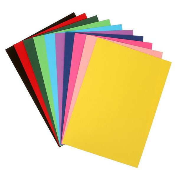 Картон цветной, 10 листов