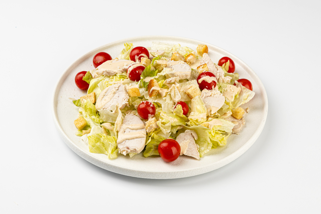 

Салат ВкусВилл Цезарь с курицей 450 г