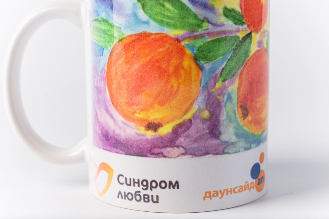 

Кружка керамическая фаянсовая Зимние яблоки Даунсайд Ап