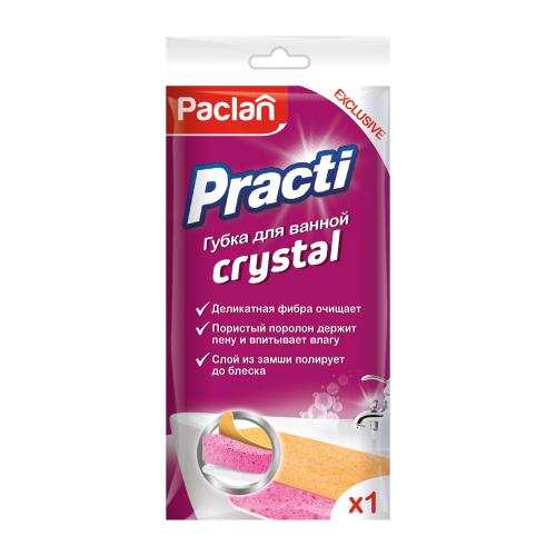 

Губка для мытья ванной Paclan Practi Crystal, 1 шт