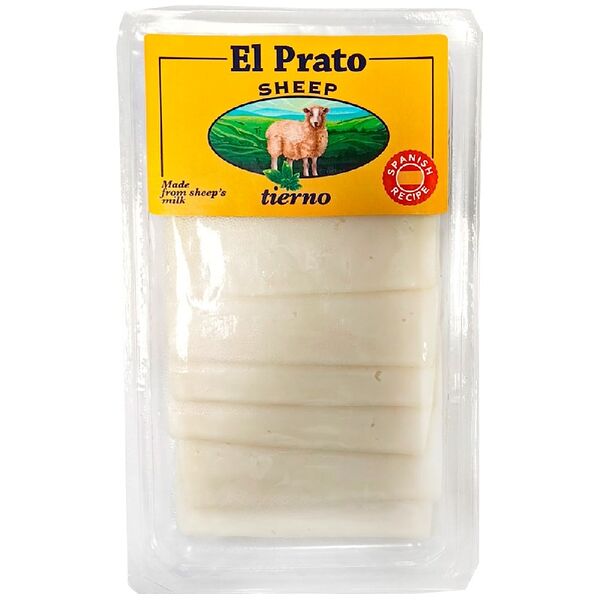 Сыр полутвердый из овечьего молока Tierno м.д.ж. 48% El Prato 70г нарезка, Россия