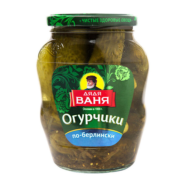 Огурчики Дядя Ваня По-Берлински маринованные 680г