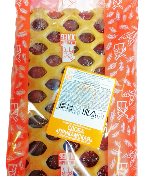 Сдоба ПЕРВЫЙ ХЛЕБ Прикамская с земляникой