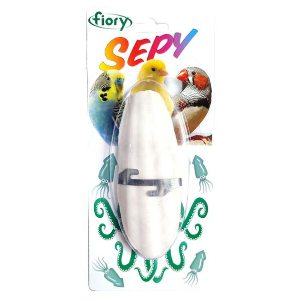 Минеральный камень Fiory для птиц кость каракатицы 12 см