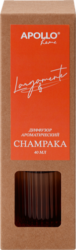 

Диффузор ароматический Apollo Largamente Champaka 40 мл арт. D-LGC-40