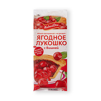 Песочная корзиночка Ягодное лукошко с вишней 140г