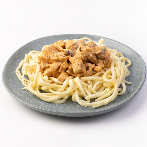 Баветте с индейкой и грибами