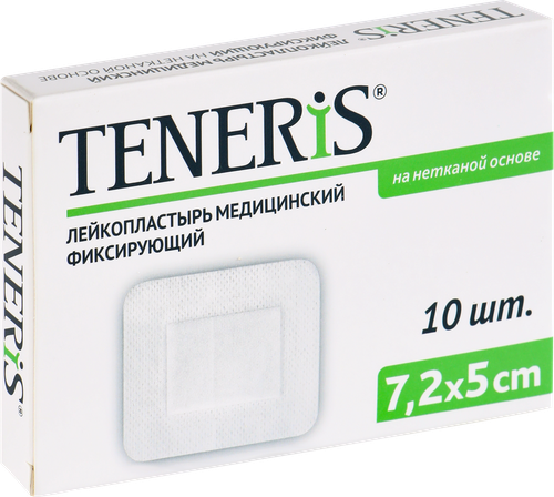 

Лейкопластырь Teneris T-Pore фиксирующий на нетканной основе 5 х 7см 10 шт.