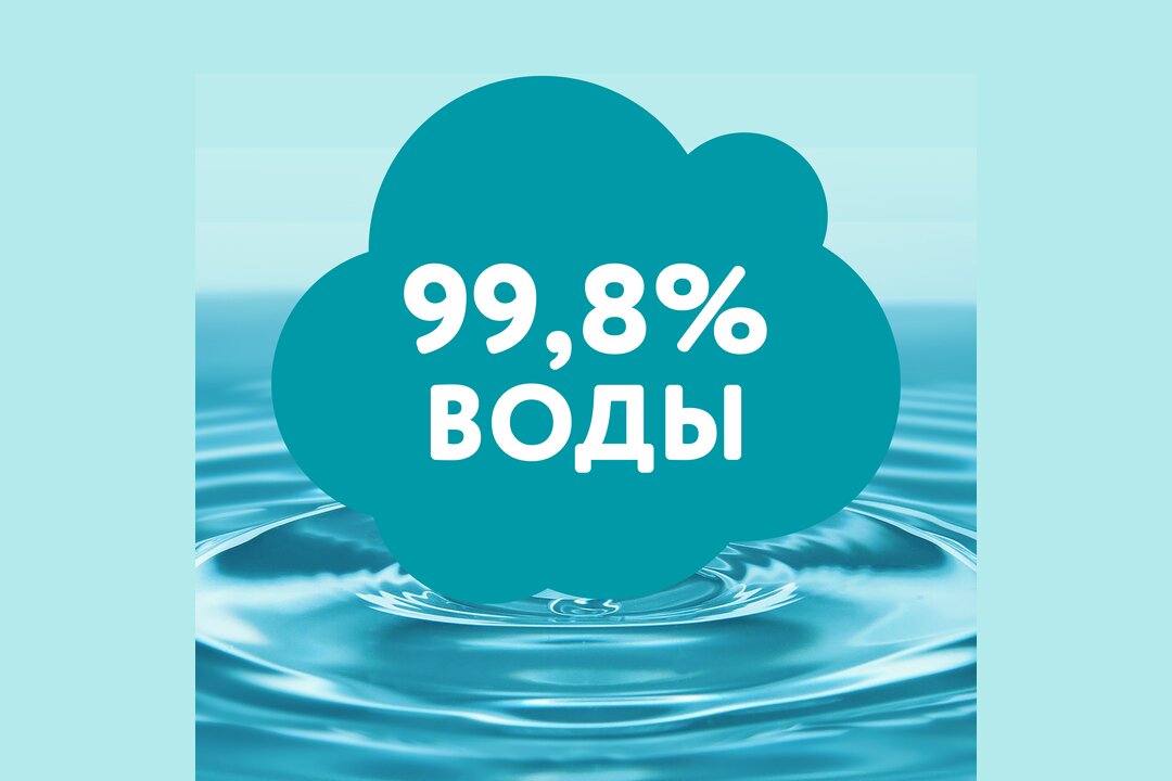 

Влажные салфетки Lovular Sweet Kiss детские 100 шт.