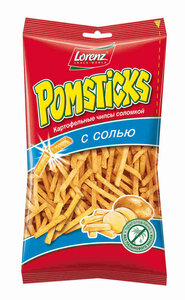 Чипсы картофельные Pomsticks с солью в Магнит со скидкой –29%