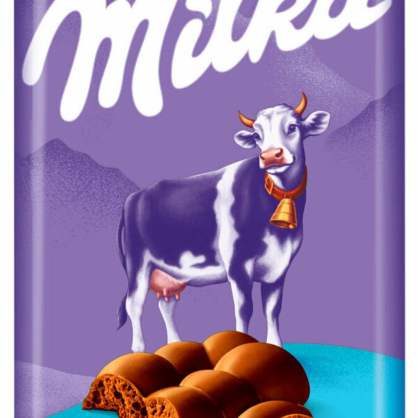 Шоколад молочный пористый Milka Bubbles, 76г