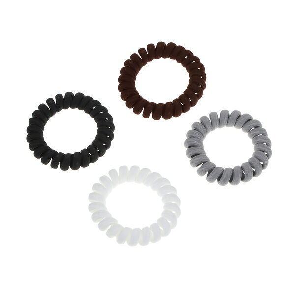 Всёгазин резинка для волос, d5см, полиэстер, 4 цвета, вг22-48