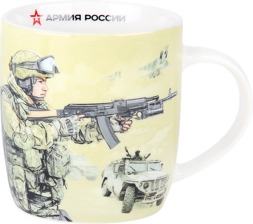 

Кружка КОРАЛЛ Армия России фарфор, в ассортименте