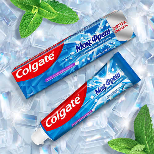 

Зубная паста Colgate МаксФреш Взрывная мята 100 мл