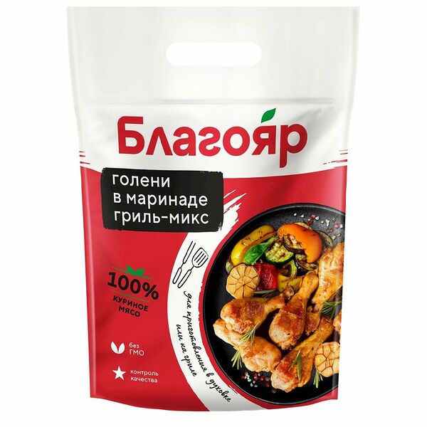 Голень цыплёнка-бройлера Благояр в маринаде гриль-микс