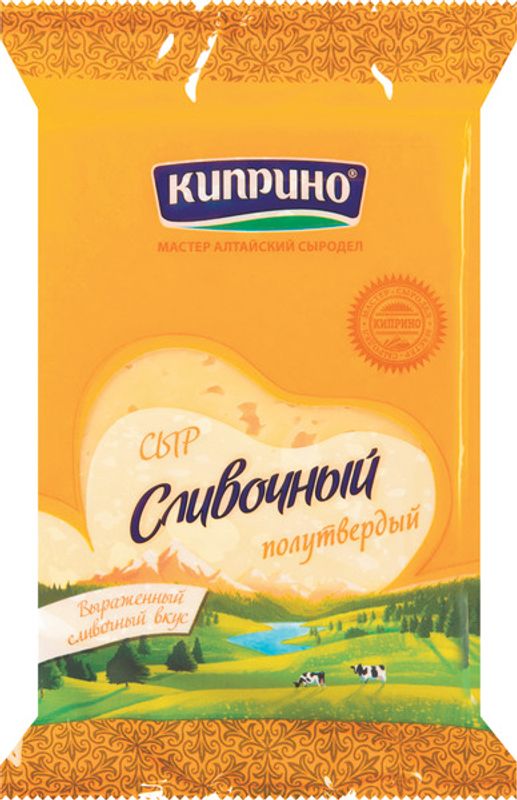 

Сыр Сливочный Киприно 50% 200 г
