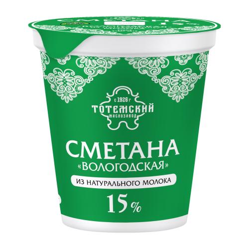 

Сметана Тотемский МЗ Вологодская 15% 300 г