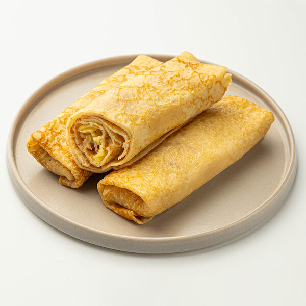 Блины с ветчиной (из свинины) и с сыром