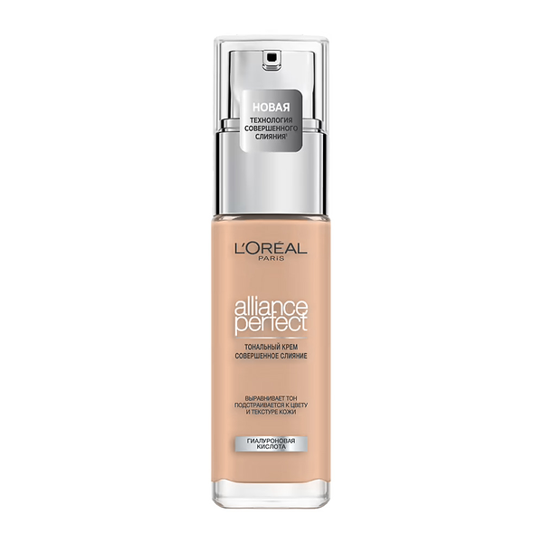 L'Oreal Paris Тональный крем Alliance Perfect Совершенное Слияние обогащенный гиалуроновой кислотой, тон 3.R/3.C, 30 мл