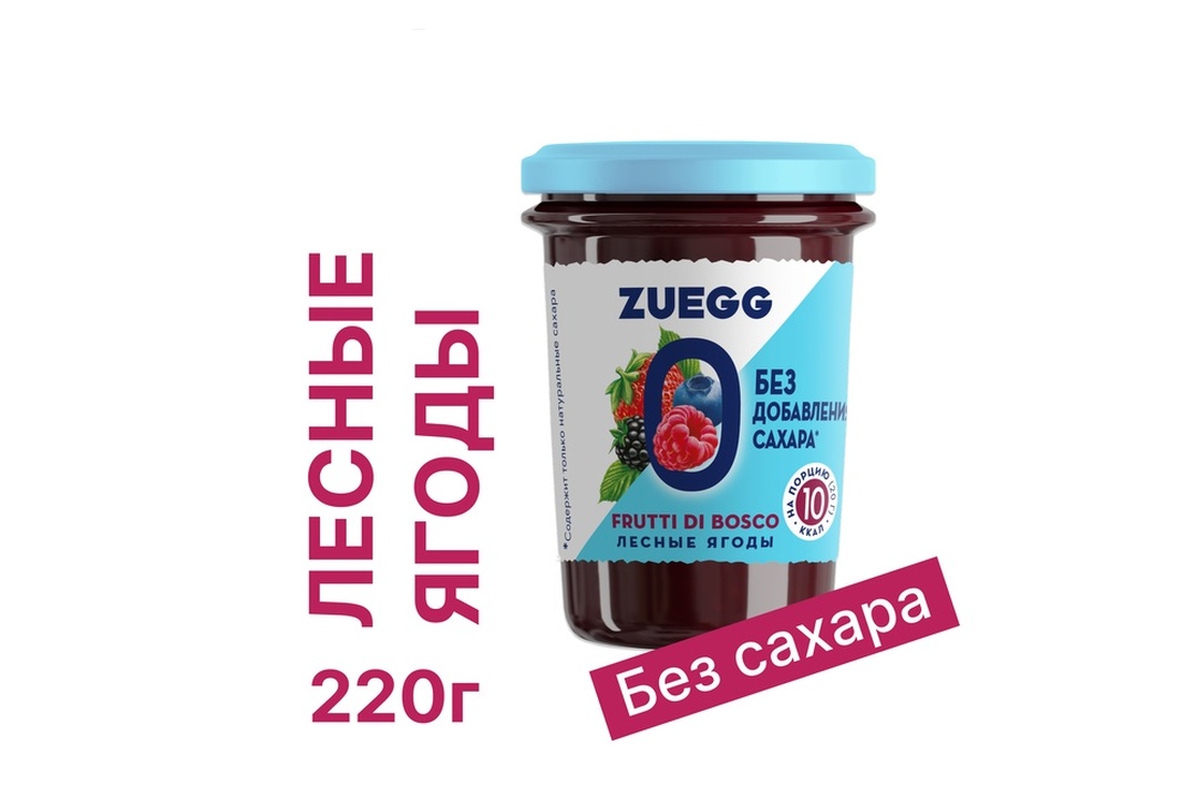 

Конфитюр Zuegg Лесные ягоды без сахара 220 г