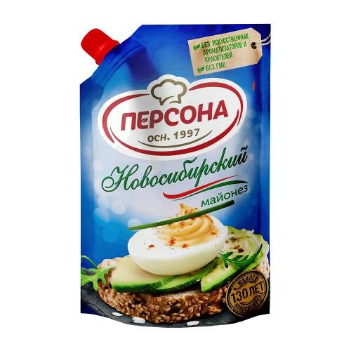 Майонез Персона Новосибирский 67% 346 г