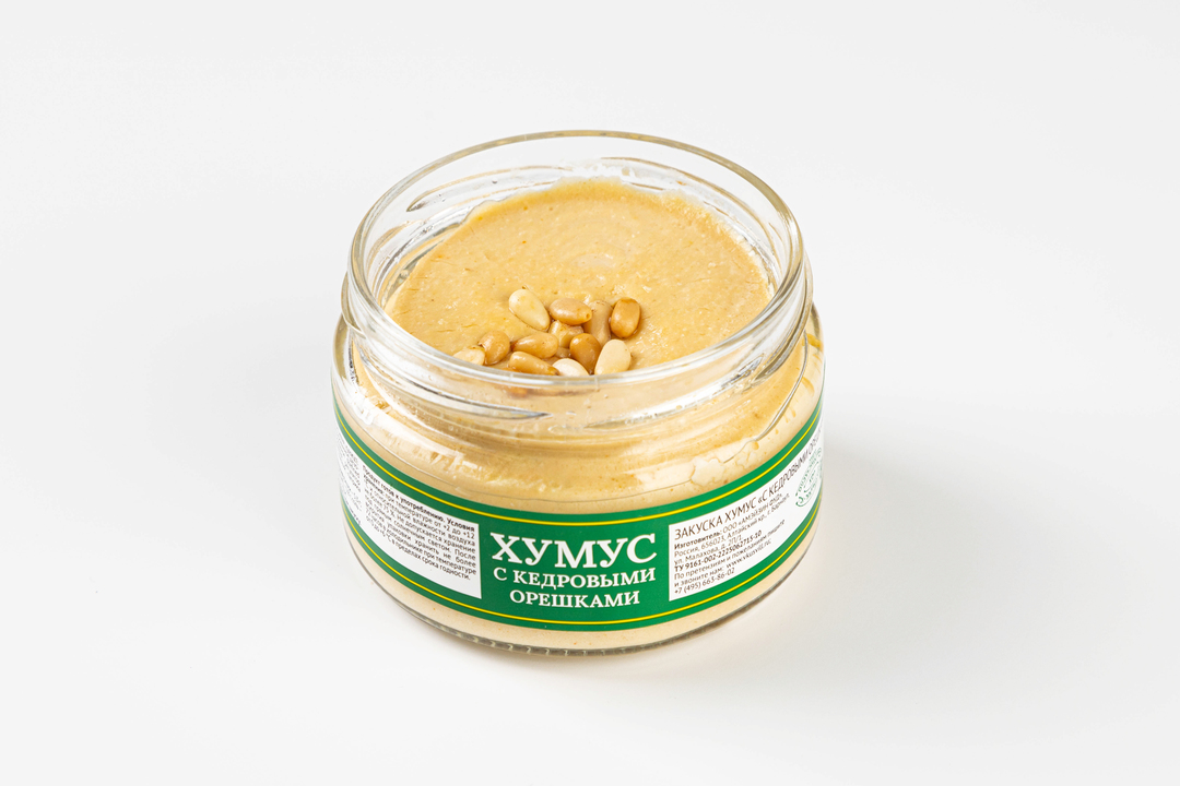 

Хумус ВкусВилл с кедровыми орешками 200 г