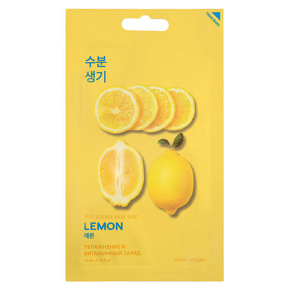 HOLIKA HOLIKA Маска тканевая для лица Pure Essence Mask Sheet Lemon
