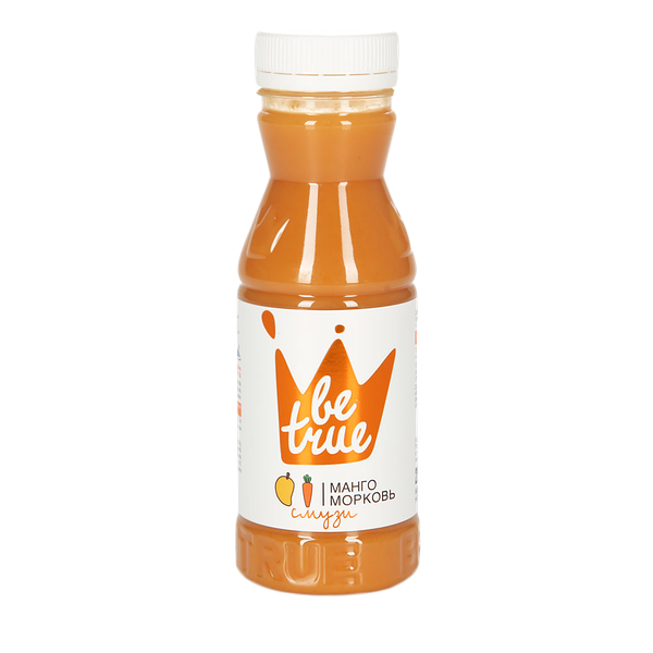 Смузи «Манго+морковь», be true, 0.25 л, Россия